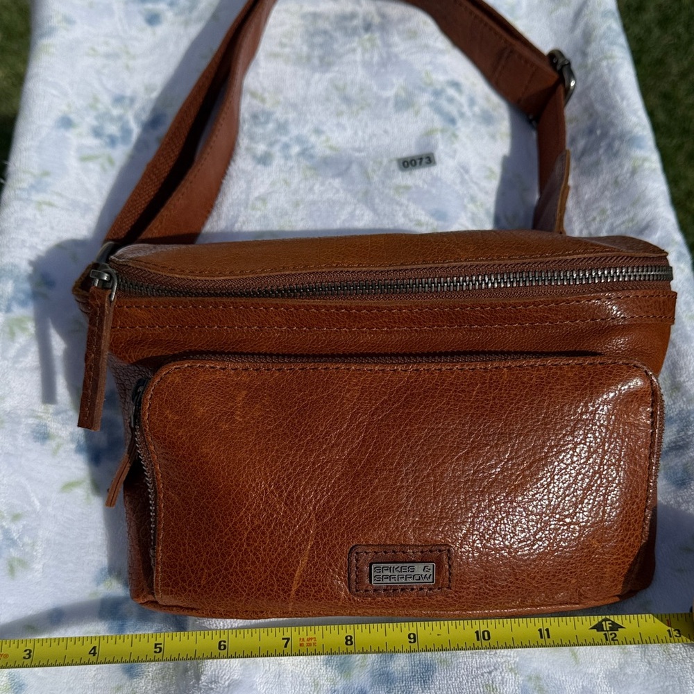 Brown Leather Belt Bag - Picture 3 of 8